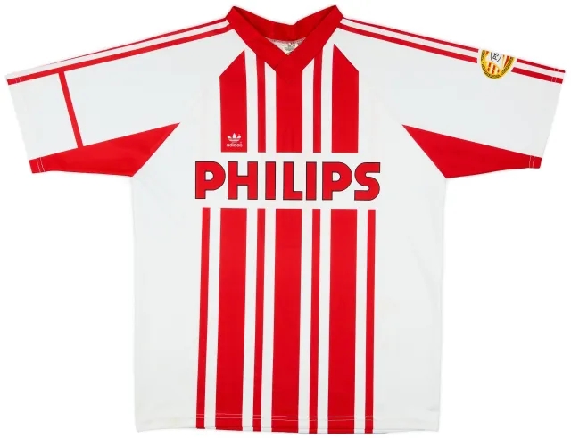adidas 1989-90 PSV Home Shirt #8 - 8/10 - (L)