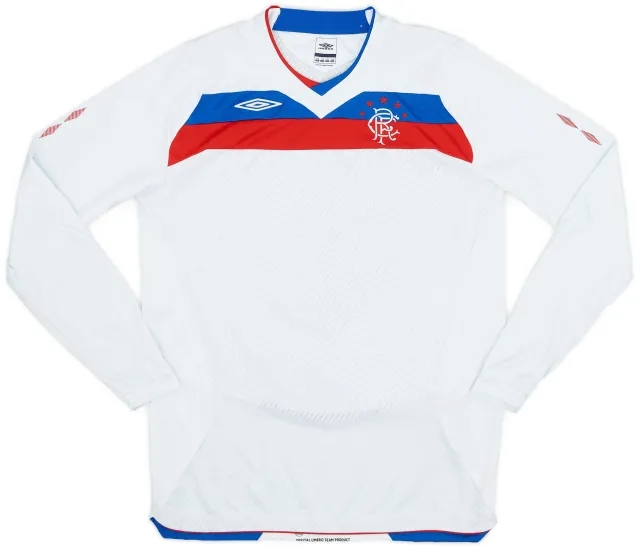Umbro 2008-09 Rangers Away L/S Shirt #22 - 9/10 - (XL.Boys)