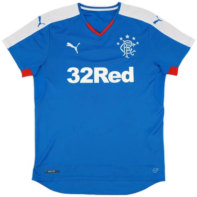 Puma 2015-16 Rangers Home Shirt - 6/10 - (L)