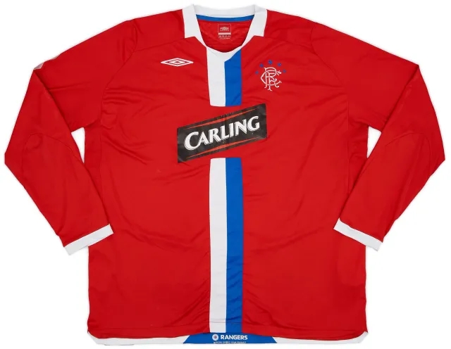 Umbro 2008-09 Rangers Third L/S Shirt - 6/10 - (3XL)