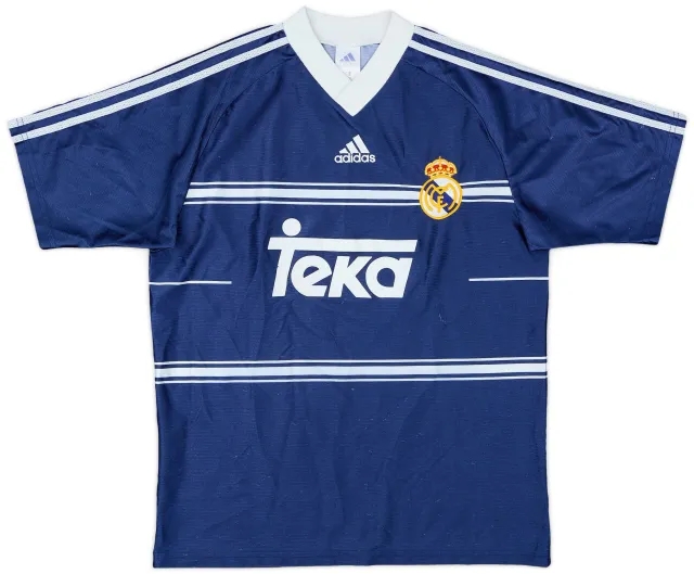 adidas 1998-99 Real Madrid Away Shirt - 6/10 - (XL.Boys)