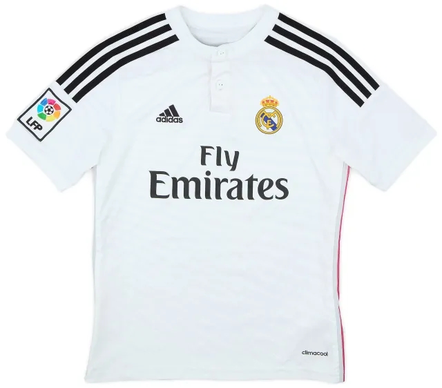adidas 2014-15 Real Madrid Home Shirt - 7/10 - (M.Boys)