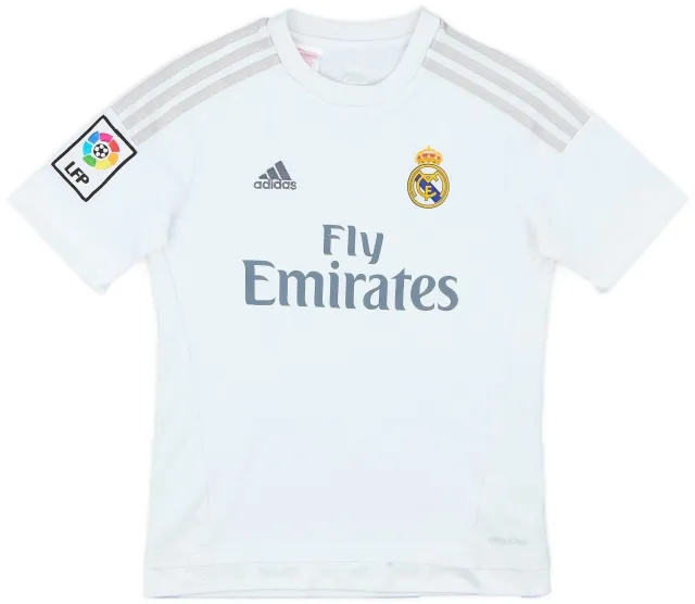 adidas 2015-16 Real Madrid Home Shirt - 6/10 - (M.Boys)