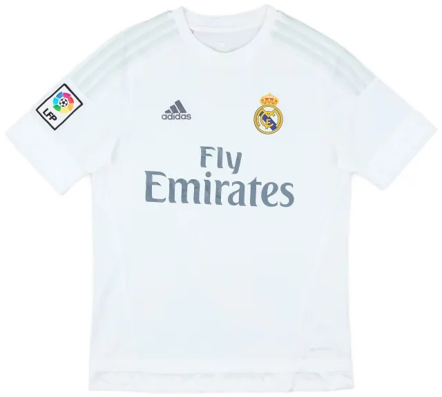 adidas 2015-16 Real Madrid Home Shirt - 9/10 - (XL.Boys)