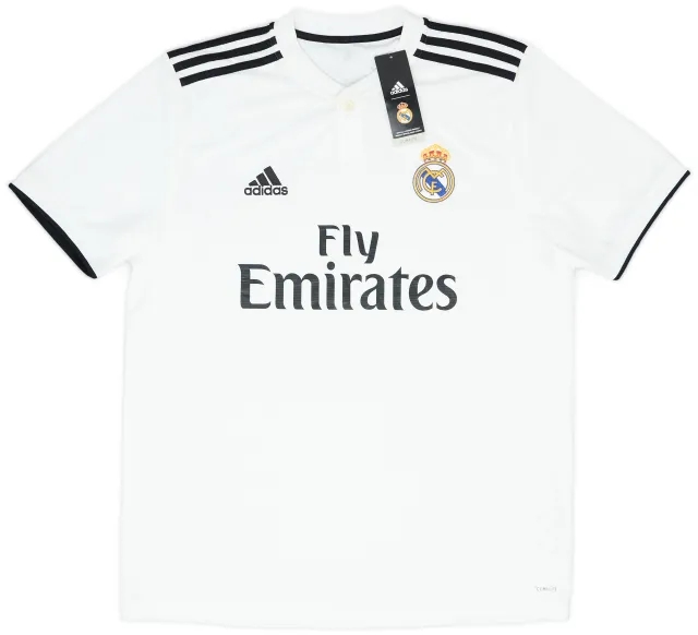 adidas 2018-19 Real Madrid Home Shirt (L)