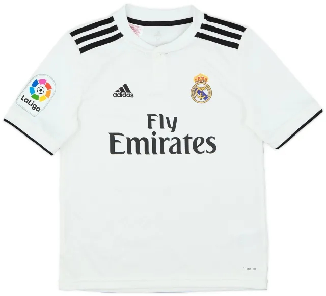 adidas 2018-19 Real Madrid Home Shirt - 8/10 - (M.Boys)