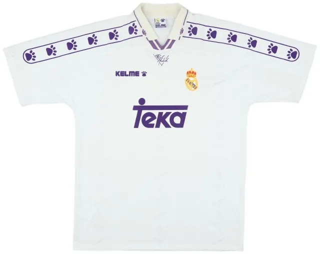 Kelme 1994-96 Real Madrid Home Shirt - 5/10 - (XL)