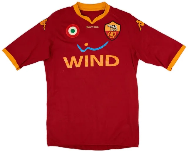 Kappa 2007-08 Roma Home Shirt - 5/10 - (L)