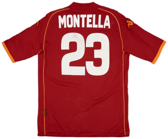 Kappa 2008-09 Roma Home Shirt Montella #23 - 5/10 - (XXL)
