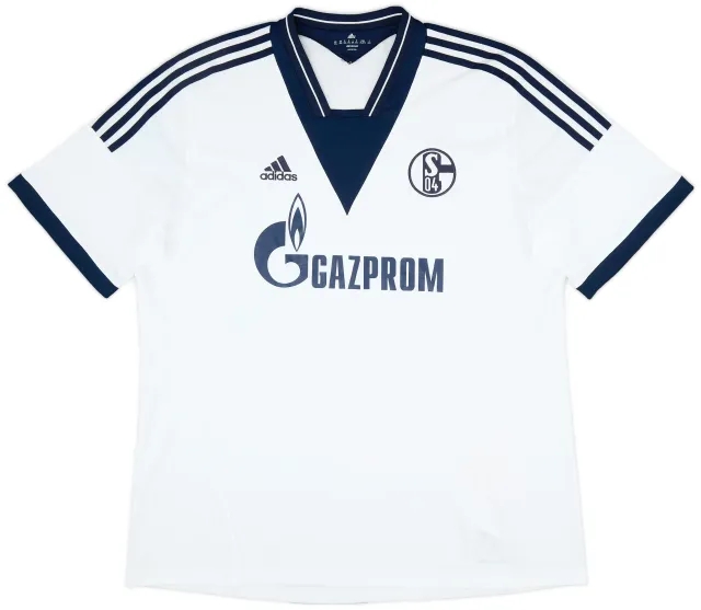 adidas 2013-15 Schalke Away Shirt - 8/10 - (XXL)