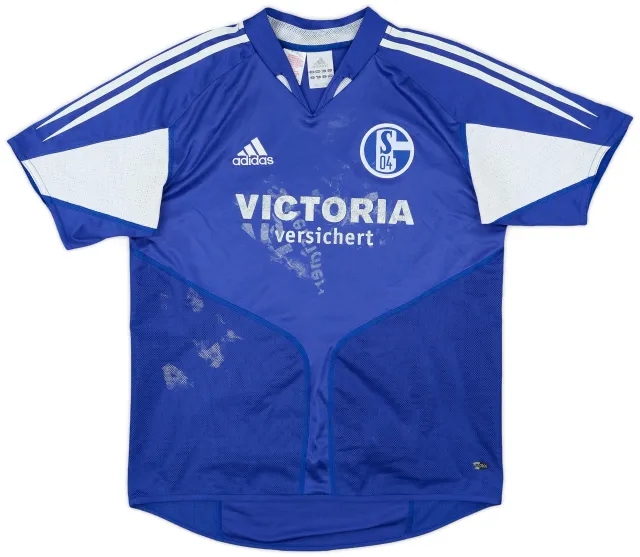 adidas 2004-05 Schalke Home Shirt - 4/10 - (L.Boys)