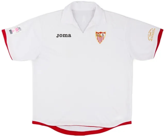 Joma 2007-08 Sevilla Cup Final Shirt - 6/10 - (XL)