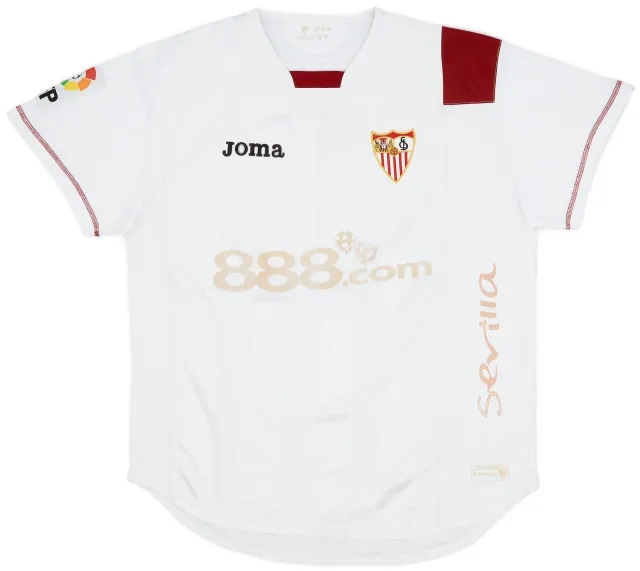 Joma 2007-08 Sevilla Home Shirt - 3/10 - (L)