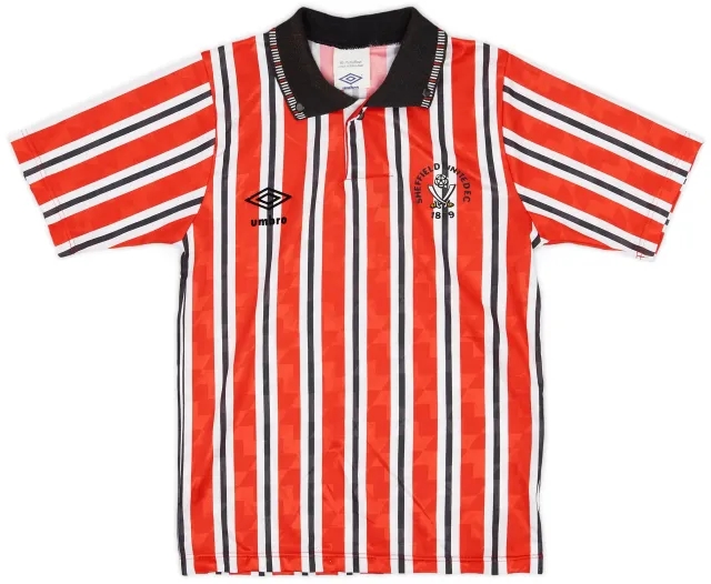 Umbro 1990-92 Sheffield United Home Shirt - 8/10 - (M.Boys)
