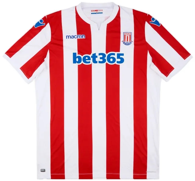 Macron 2018-19 Stoke City Home Shirt - 7/10 - (3XL)