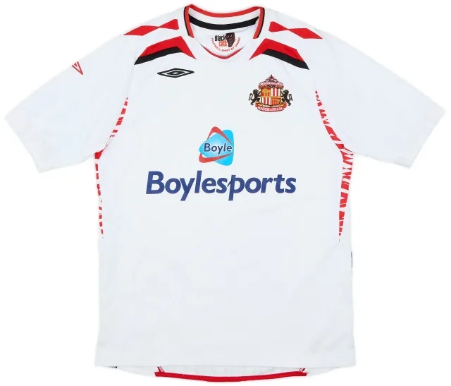 Umbro 2007-08 Sunderland Away Shirt - 6/10 - (L.Boys)