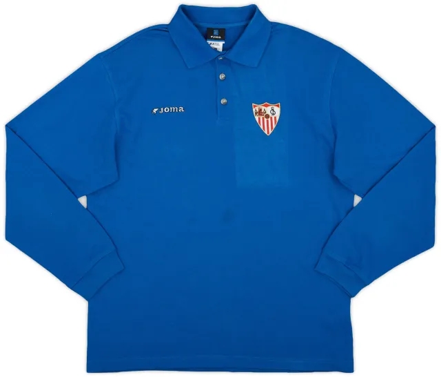 2006-07 Sevilla Joma Polo L/S Shirt - 5/10 - (L)