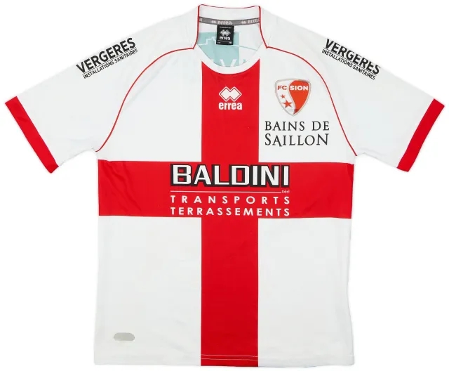 Errea 2012-13 FC Sion Home Shirt - 5/10 - (M)