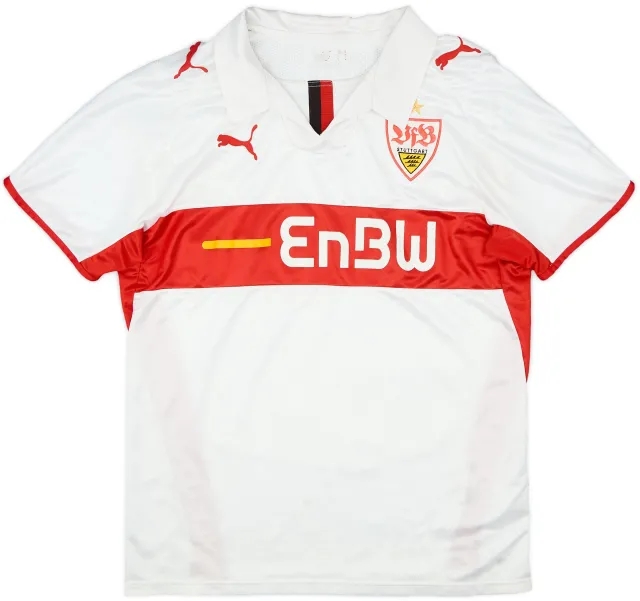 Puma Stuttgart Mens SS Home Shirt 2008/09