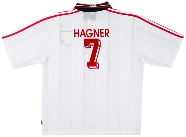 adidas 1997-98 Stuttgart Home Shirt Hagner #7 - 6/10 - (XL)