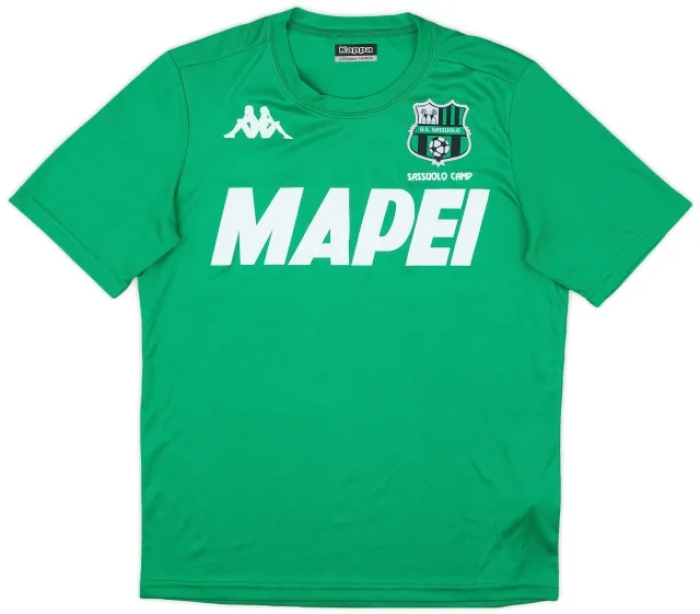 2019-20 Sassuolo Camp Kappa Training Shirt - 8/10 - (XL.Boys)