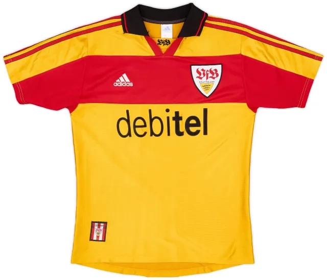 adidas 2000-01 Stuttgart Away Shirt - 8/10 - (XL.Boys)