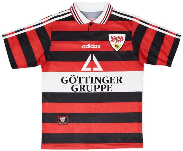 adidas 1997-98 Stuttgart Away Shirt - 8/10 - (S)