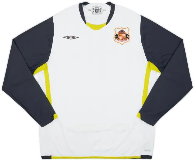 Umbro 2009-10 Sunderland Away L/S Shirt #7 - 7/10 - (XL)