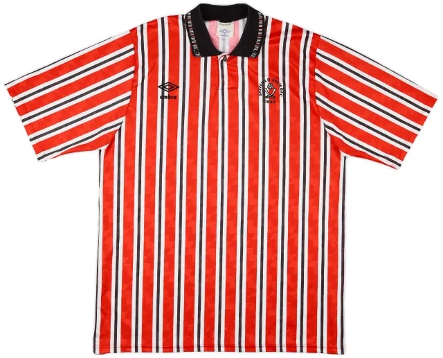 Umbro 1990-92 Sheffield United Home Shirt - 9/10 - (L)