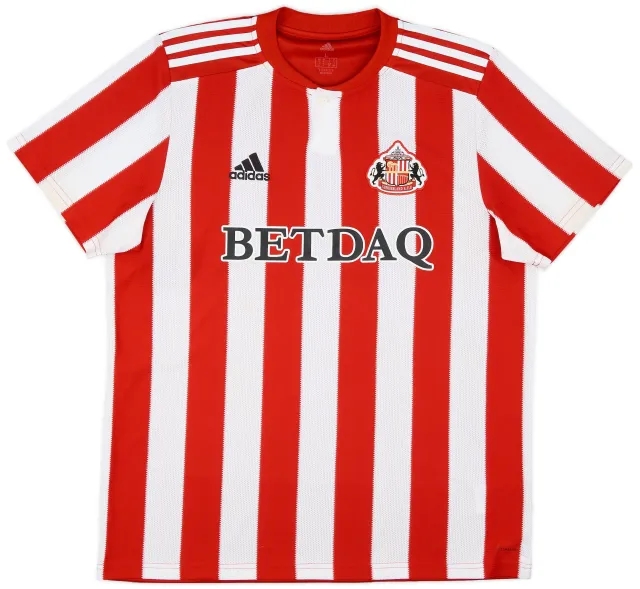 adidas 2018-19 Sunderland Home Shirt - 8/10 - (L)