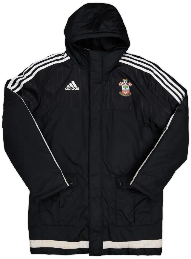 2015-16 Southampton adidas Padded Rain Jacket - 8/10 - (M)