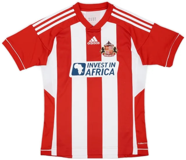 adidas 2012-13 Sunderland Home Shirt - 8/10 - (XS)