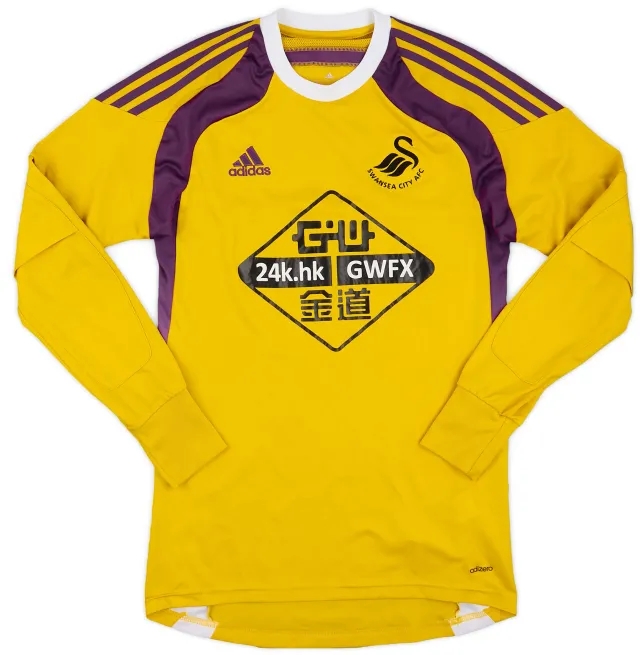 adidas 2014-15 Swansea GK Shirt - 8/10 - (S)