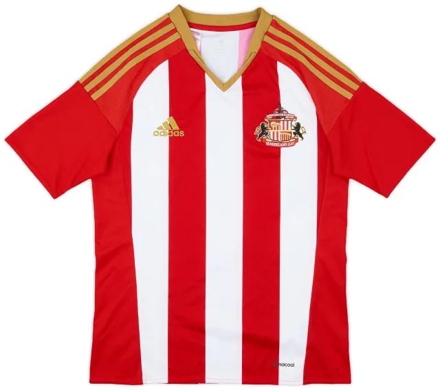 adidas 2016-17 Sunderland Home Shirt - 8/10 - (L.Boys)