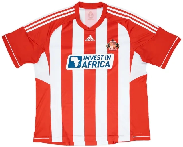 adidas 2012-13 Sunderland Home Shirt - 8/10 - (XXL)