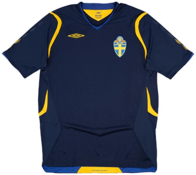 Umbro 2008-10 Sweden Away Shirt - 9/10 - (L)