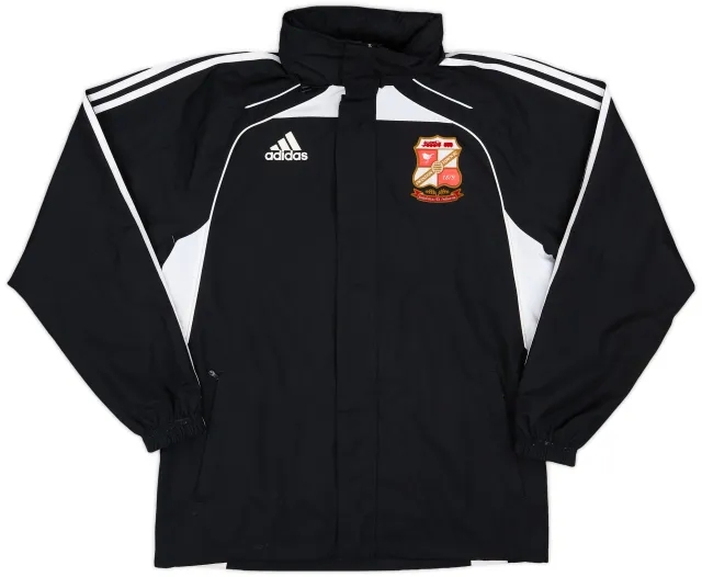 2010-11 Swindon adidas Rain Jacket - 8/10 - (M)