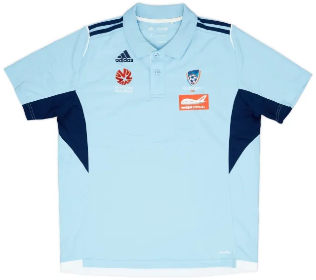 2014-15 Sydney FC adidas Polo Shirt - 8/10 - (XL)