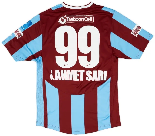 Nike 2009-10 Trabzonspor Home Shirt H. Ahmet Sari #99 - 6/10 - (M)