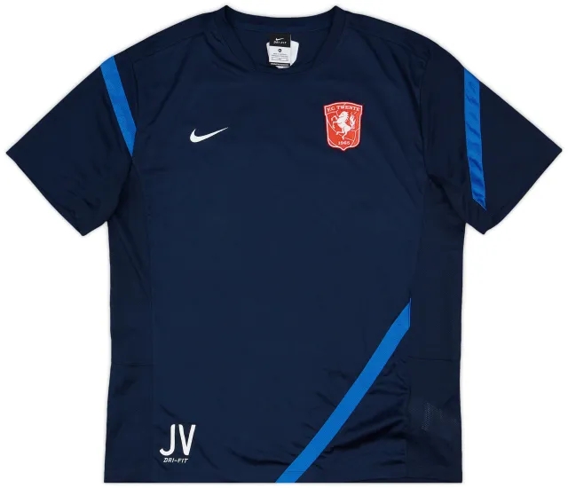2012-13 FC Twente Nike Staff Issue Training Shirt JV - 9/10 - (XL)