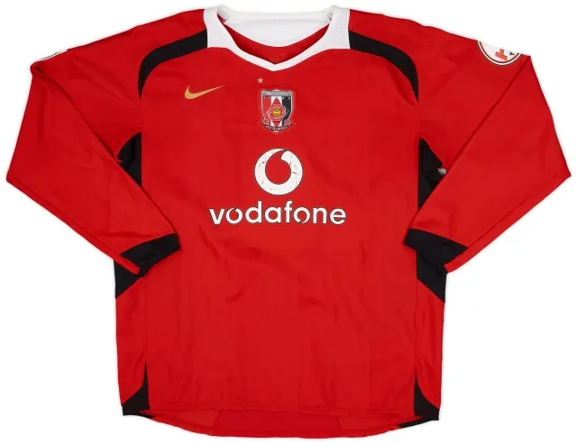 Nike 2006 Urawa Red Diamonds Home L/S Shirt - 6/10 - (L)