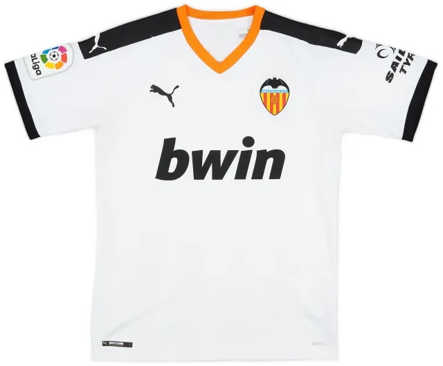 Puma 2019-20 Valencia Home Shirt - 8/10 - (S)