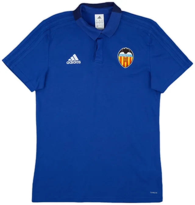 2018-19 Valencia adidas Polo Shirt - 8/10 - (M)