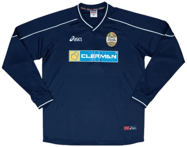 2004-05 Hellas Verona Asics Training L/S Shirt - 8/10 - (L)