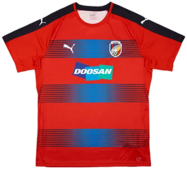 Puma 2016-17 Viktoria Plzen Home Shirt - 8/10 - (XL)