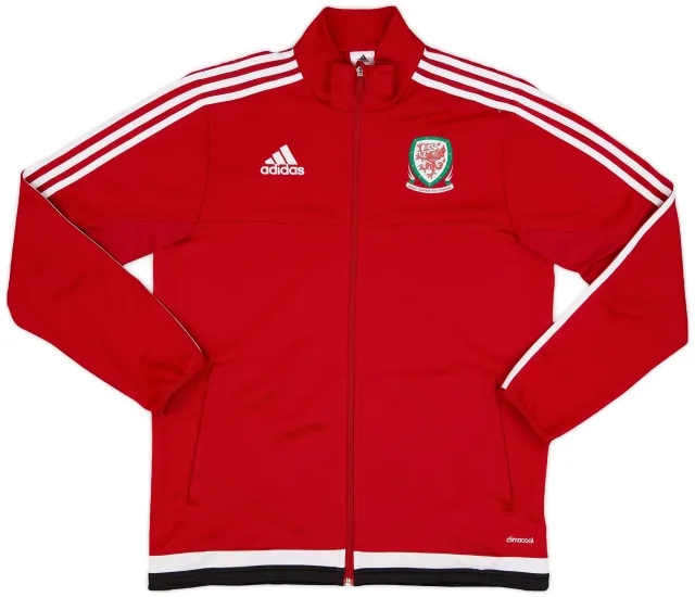 2016-17 Wales adidas Track Jacket - 9/10 - (M)