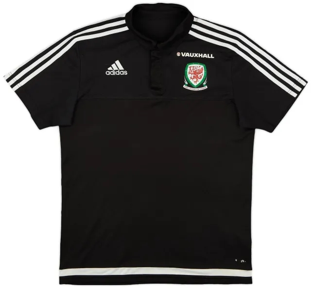 2015-16 Wales adidas Polo Shirt - 8/10 - (M)