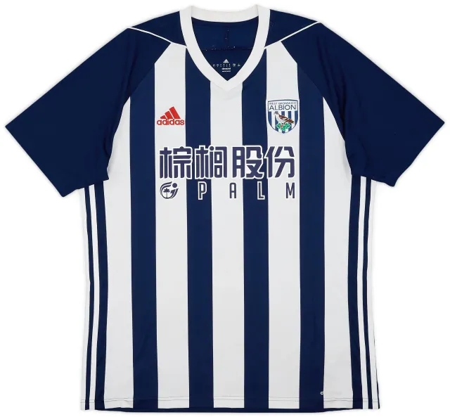 adidas 2017-18 West Brom Home Shirt - 5/10 - (L)