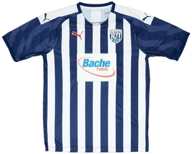 Puma 2019-20 West Brom Player Issue Home Shirt - 7/10 - (L)