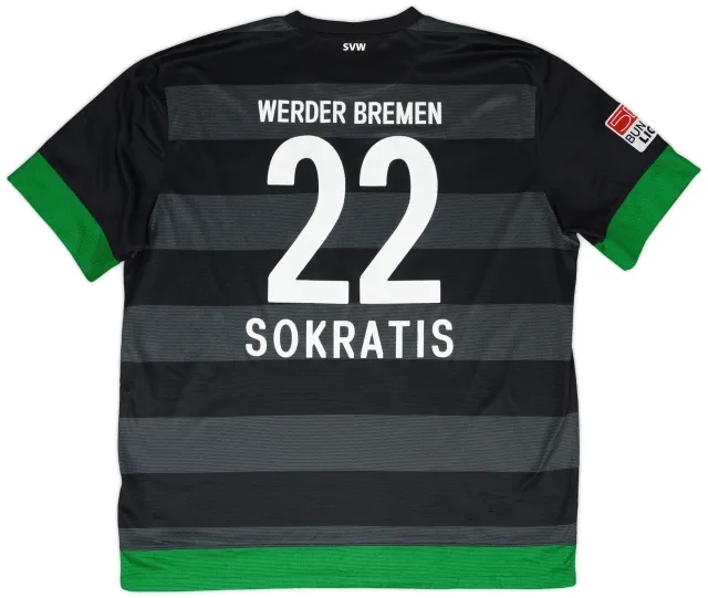 Nike 2012-13 Werder Bremen Away Shirt Sokratis #22 - 5/10 - (XXL)